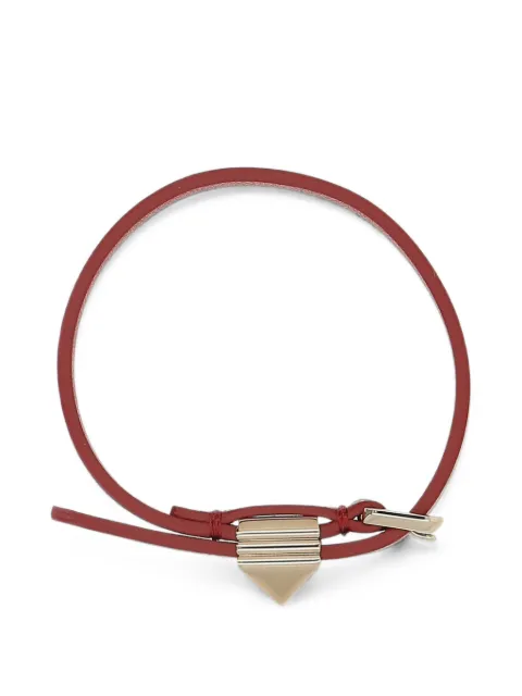Valentino Garavani Rockstud leather bracelet Red 9W2J0BD7FLXAQS