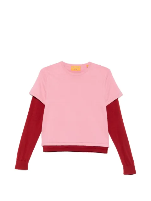 Guest In Residence layered-effect sweater Pink W43530JL