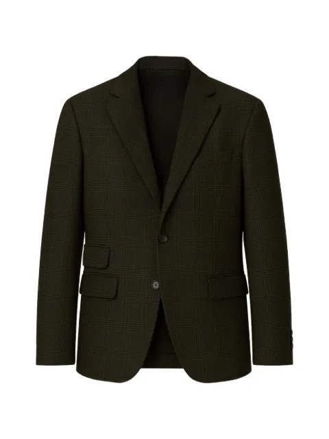 Massimo Alba Prince of Wales virgin wool jacket Green CATCH2T2294Q669