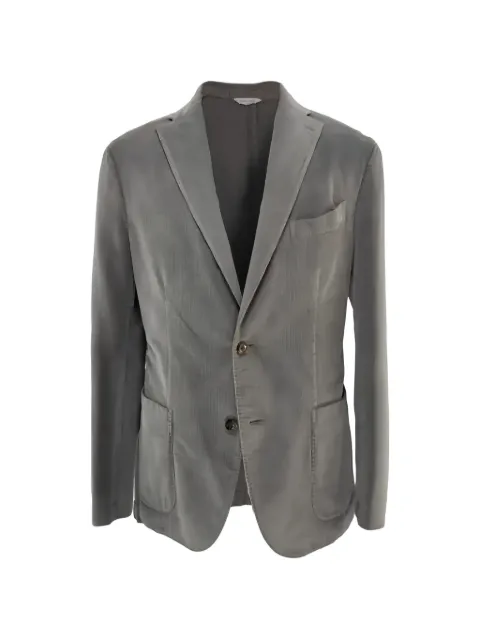 Boglioli notch-lapel blazer jacket Grey N1302JFA0750870