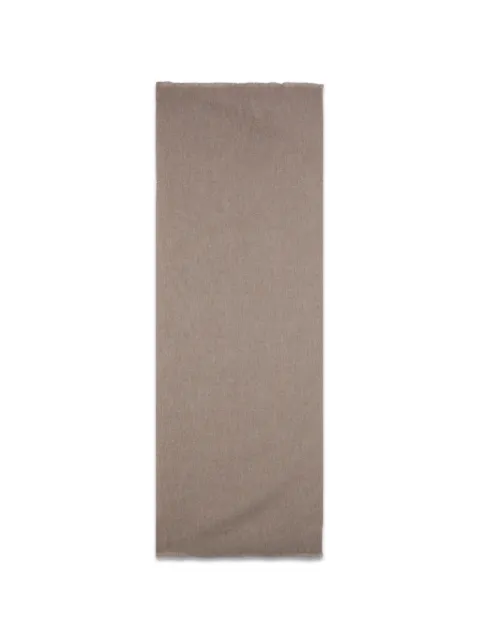 Brunello Cucinelli frayed-edge scarf Neutrals MSCDARX02C102