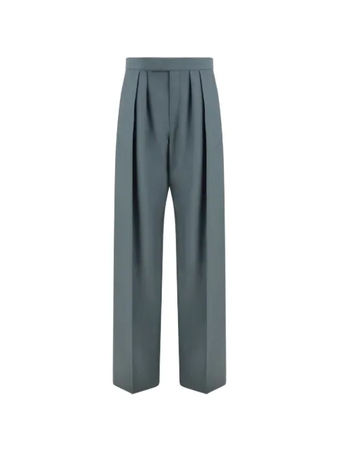 Chloé pleated wool trousers Blue CH26APA22066