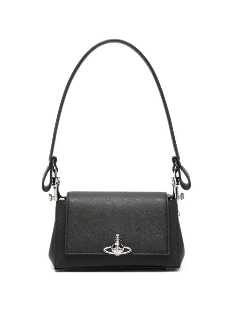 Vivienne Westwood Orb plaque crossbody bag Black 4603000WWS0021