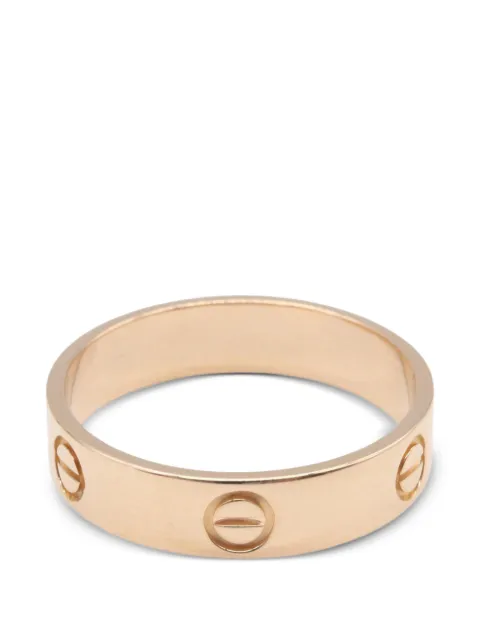 Cartier Love screw-detail ring Pink 1073882FGH707