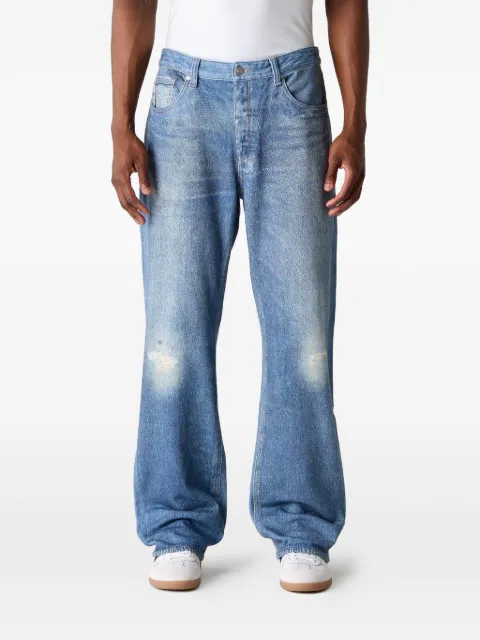 OTHER MATTERS DENIM distressed wide-leg jeans Blue KT01