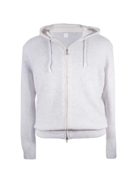 Eleventy cashmere zip-up hoodie Grey L76MAGL20MAG0I0131302