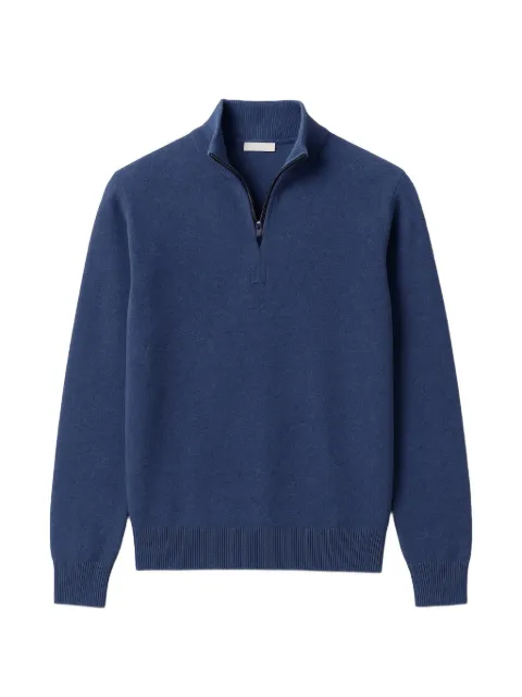 Piacenza 1733 cashmere quarter-zip sweatshirt Blue 8543228F12STOCK