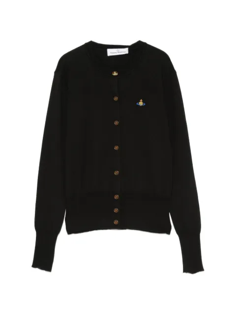 Vivienne Westwood Bea cotton cardigan Black 1803002PY001V