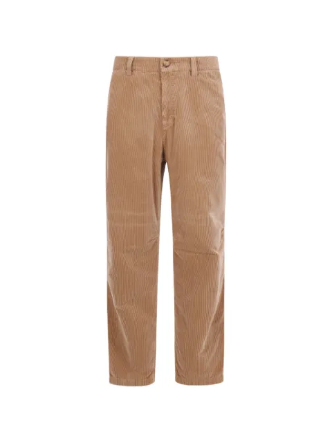 Brunello Cucinelli garment-dyed trousers in cotton corduroy Brown M280NS1050C6338