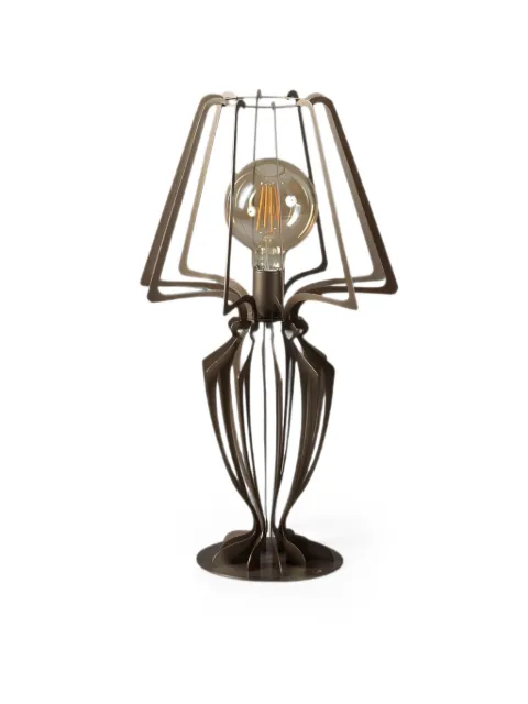 Arti & Mestieri Minerva laser-cut table lamp Brown 0LA3124C18