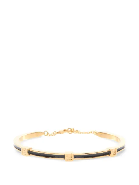Fendi Pre-Owned Forever FF motif bracelet Gold 1075394