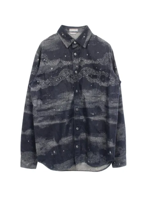 Christian Dior Pre-Owned 2000s x Peter Doig shirt Blue 1073190