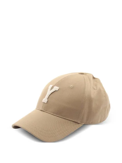 Saint Laurent Pre-Owned Y Varsity cap Neutrals 1075454