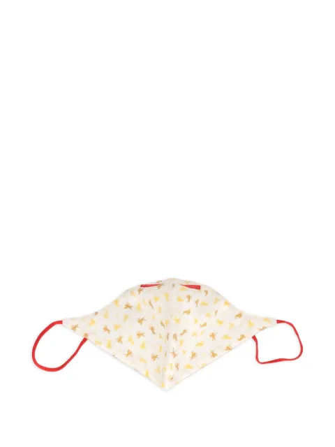 Isaia cupid-print face mask White MASK21C665901