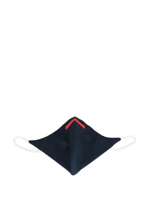 Isaia logo-detail face mask Blue MASK21KM00206