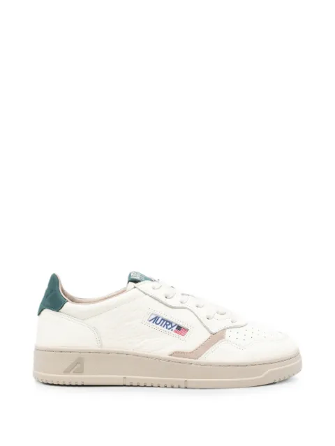 Autry Medalist panelled leather sneakers Neutrals AULMNE18