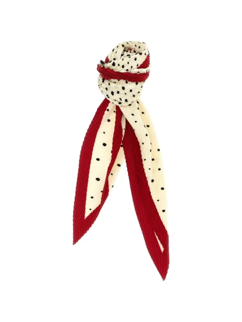Valentino Garavani Little Star Starry pleated scarf Neutrals W2EL00BKG