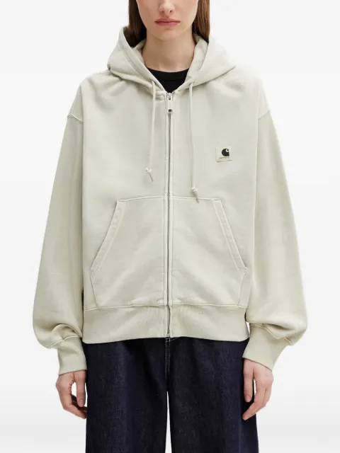 Carhartt WIP Nelson logo-patch hoodie Neutrals I0338303IOGD