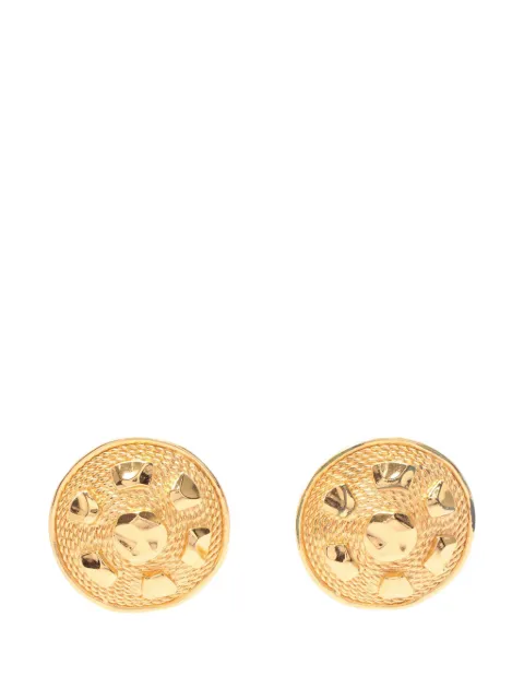 Christian Dior Pre-Owned 2000-2026 Gold Plated Round Clip On Earrings costume earrings Gold HMT5F3JTIEI3OB1J