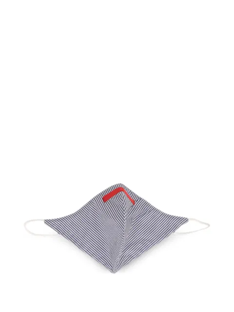 Isaia striped face mask Blue MASK21KM27804