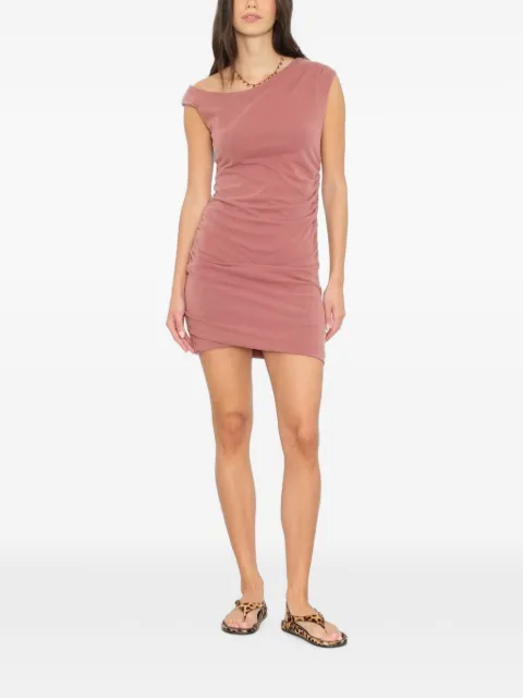 Xirena mini Dennie ruched dress Pink X4OKJ045