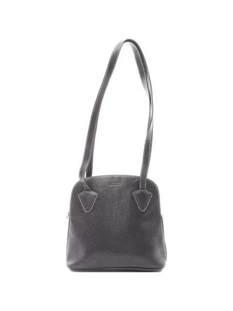 Loewe Pre-Owned 2000s textured leather crossbody bag Black 1070138
