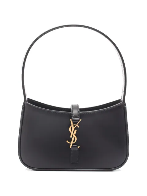 Saint Laurent Pre-Owned 2020s LE 5 À 7 leather shoulder bag Black 1075522