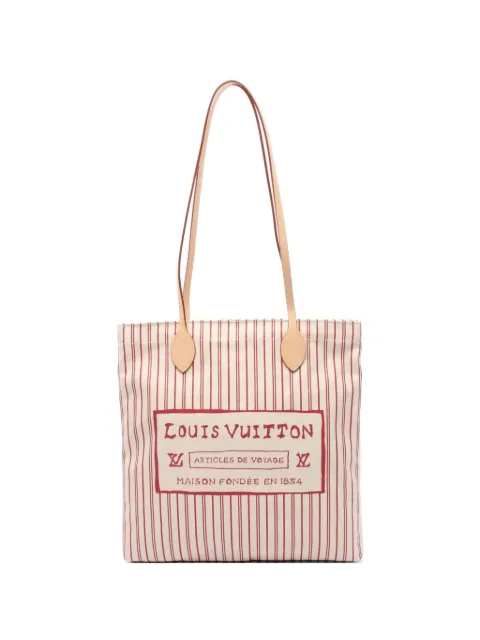 Louis Vuitton Pre-Owned 2021s Carry It striped tote bag Neutrals 1075711