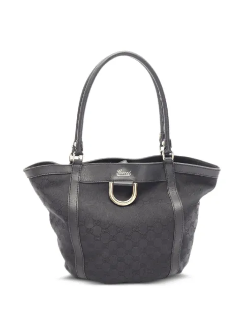 Gucci Pre-Owned 2000s Abby GG-canvas tote bag Black 1073161