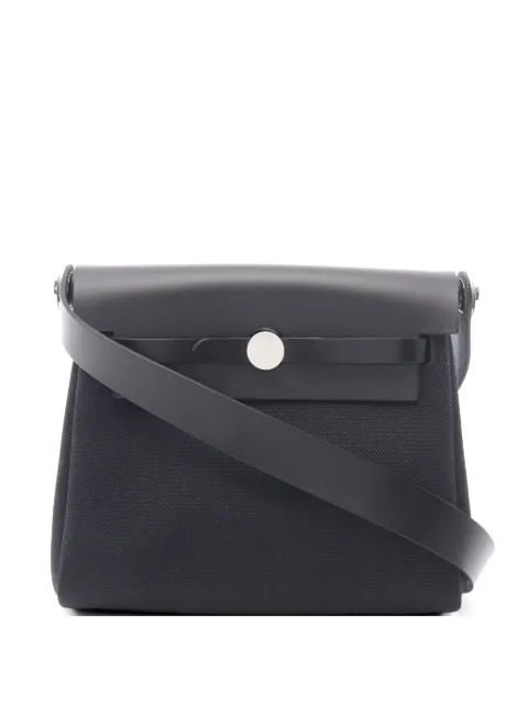 Hermès Pre-Owned 2025 mini Herbag Zip shoulder bag Black 1075835K