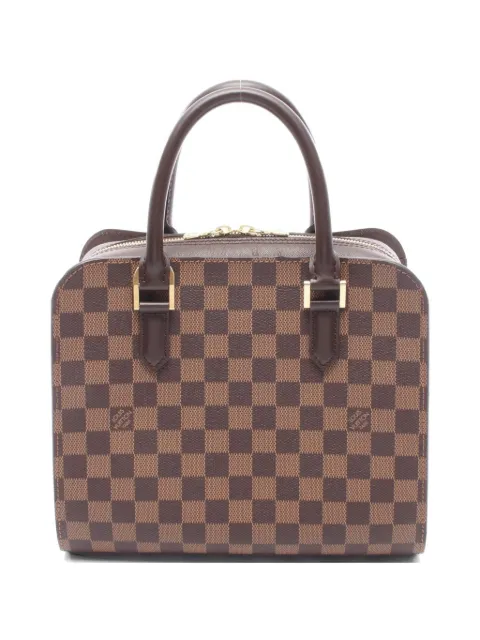 Louis Vuitton Pre-Owned 2002 Triana zip-up tote bag Brown 1063468VI1002