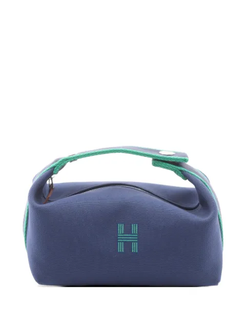 Hermès Pre-Owned 2020s Bride-a-Brac PM canvas handbag Blue 1074499