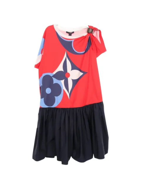 Louis Vuitton Pre-Owned 2010s Game On asymmetrical mini dress Red 1074929