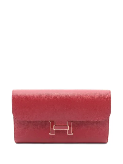 Hermès Pre-Owned 2017 Constance Long bi-fold wallet Red 1076466A