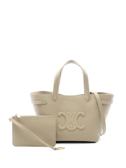 Celine Pre-Owned mini Hippopotamus Anais Triomphe tote bag Neutrals 1075447