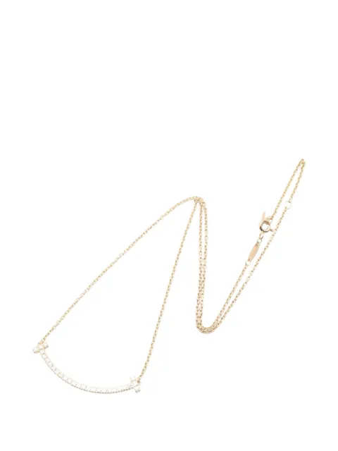 Tiffany & Co Eyewear 2010s T Smile diamond necklace Gold 1074066