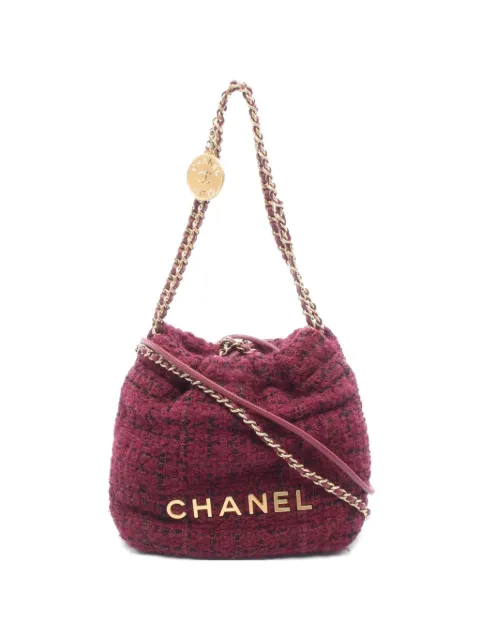 CHANEL Pre-Owned mini 2021s Chanel 22 shoulder bag Red 1075690LT968EAE