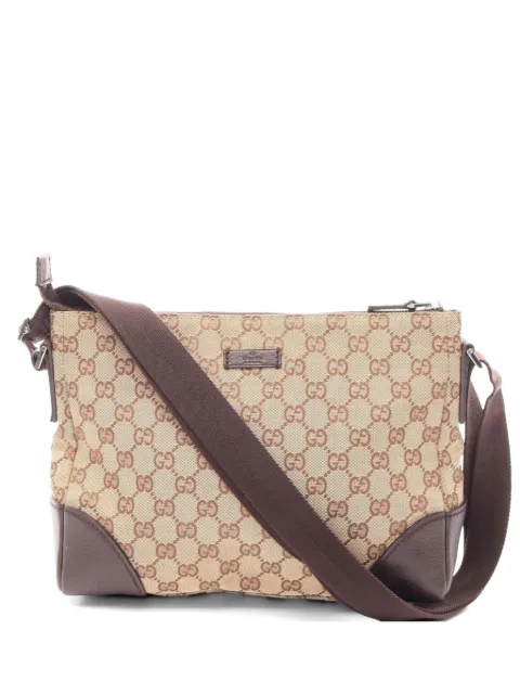 Gucci Pre-Owned 2000s GG canvas cross body bag Neutrals 1073160