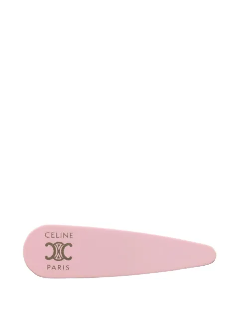 Celine Pre-Owned 2020s Triomphe hair clip Pink 1074177