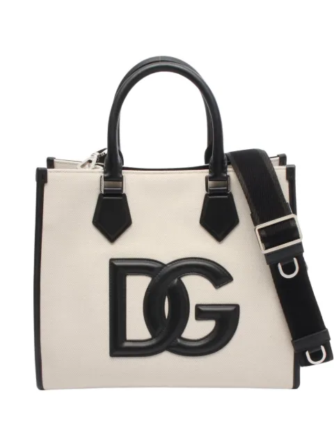 Dolce & Gabbana Pre-Owned 2010s DG logo tote bag Neutrals 1066902