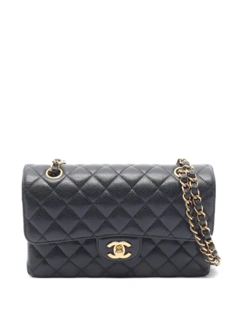 CHANEL Pre-Owned 2021 Caviar matelassé shoulder bag Black 1074532NJ5H9JUE
