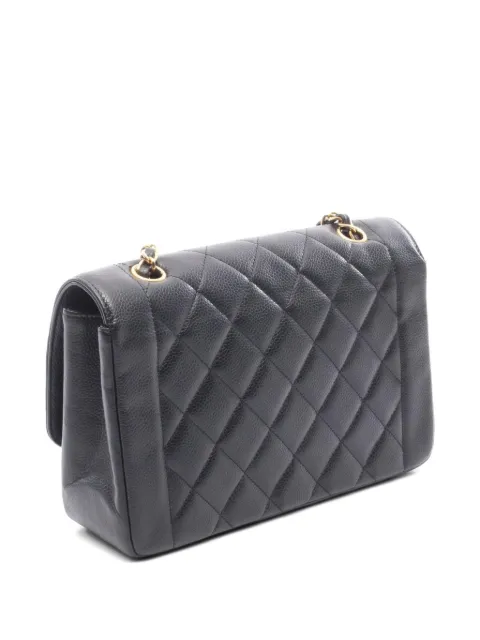 CHANEL Pre-Owned 1994-1996 Diana matelasse shoulder bag Black 1075738342217X