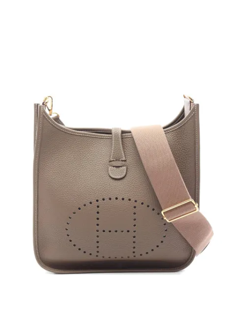 Hermès Pre-Owned 2023 Evelyne III PM leather shoulder bag Brown 1076452B