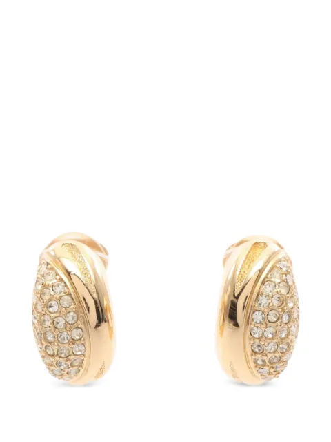 Christian Dior Pre-Owned clip-on earrings Gold 1068465