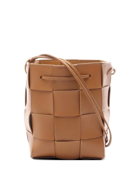 Bottega Veneta Pre-Owned 2010s small Cassette bucket bag Brown 1075227