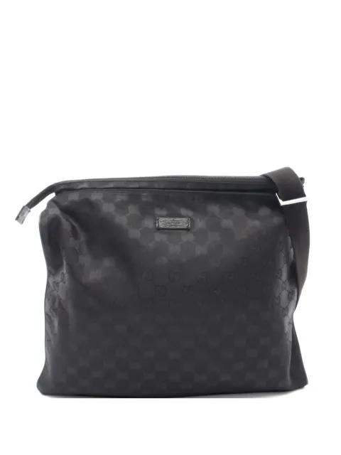 Gucci Pre-Owned 2000s GG-pattern shoulder bag Black 1075976