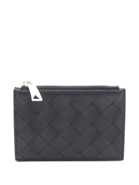 Bottega Veneta Pre-Owned Intrecciato leather cardholder Black 1075480