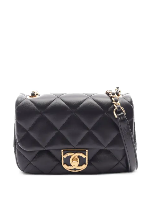 CHANEL Pre-Owned 2021 mini quilted shoulder bag Black 1075671J2PUP746