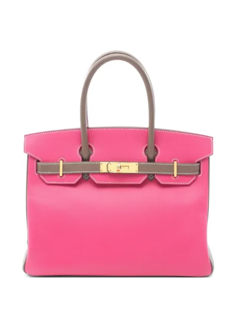Hermès Pre-Owned 2012 30 Birkin handbag Pink 1074454PINSQUARE