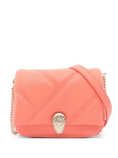 Bvlgari Pre-Owned 2010s micro Serpenti shoulder bag Pink 1073434